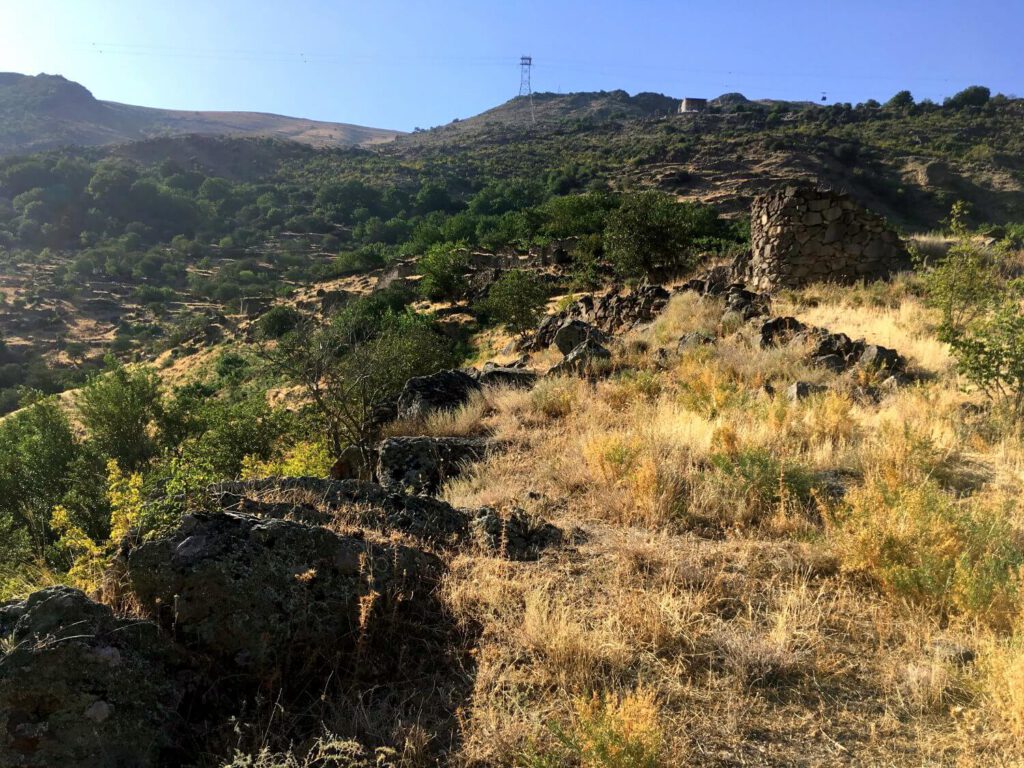 Ruinen des Dorfs Halidzor.