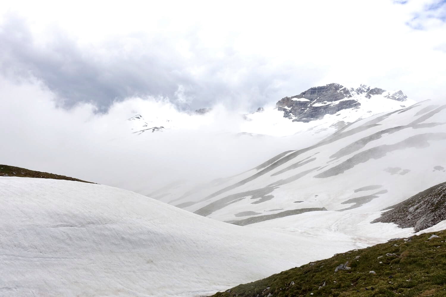 Schneefernereck von der Knorrhütte.