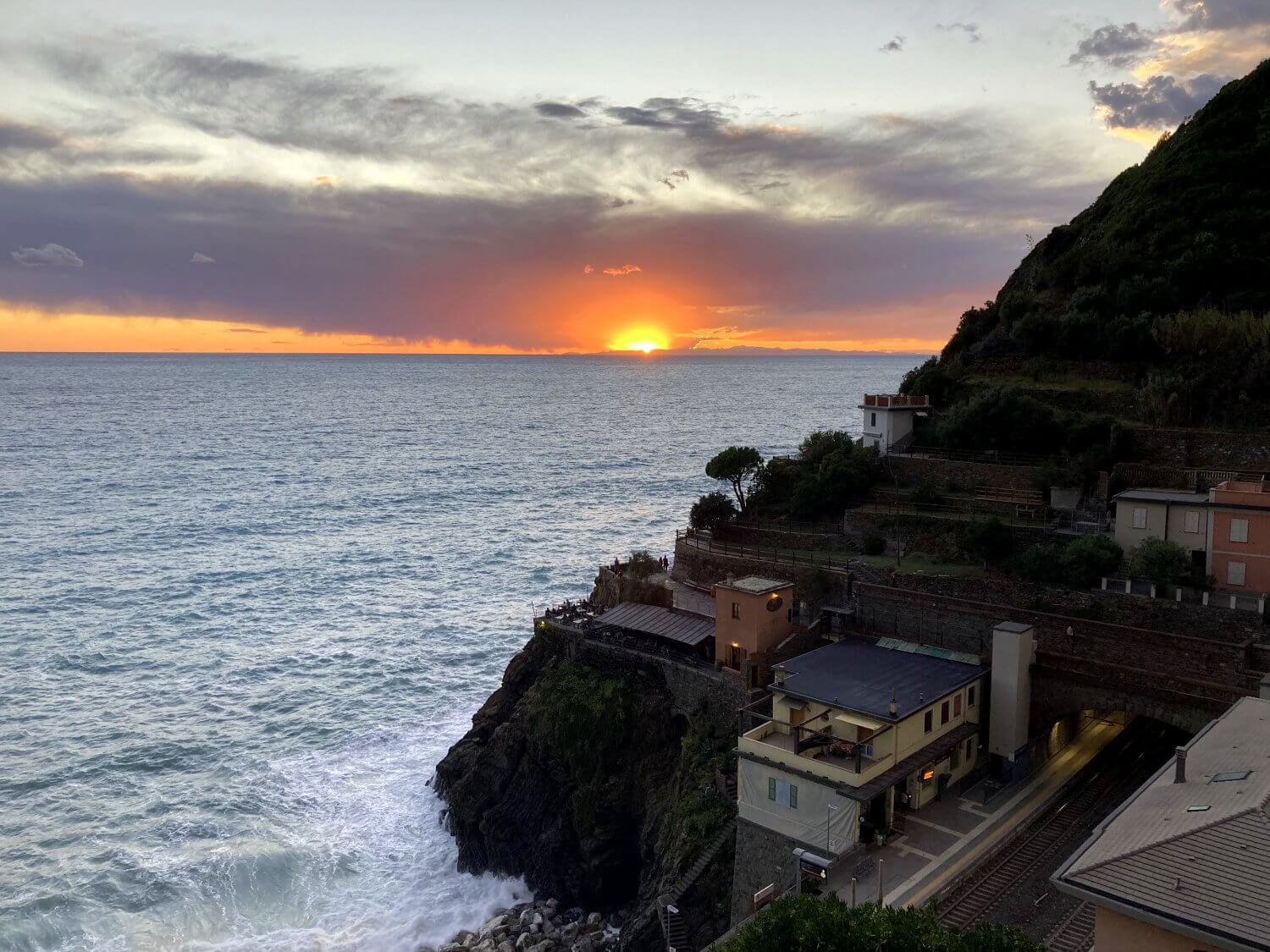 Blick auf Rio Maggiore in Cinque Terre.