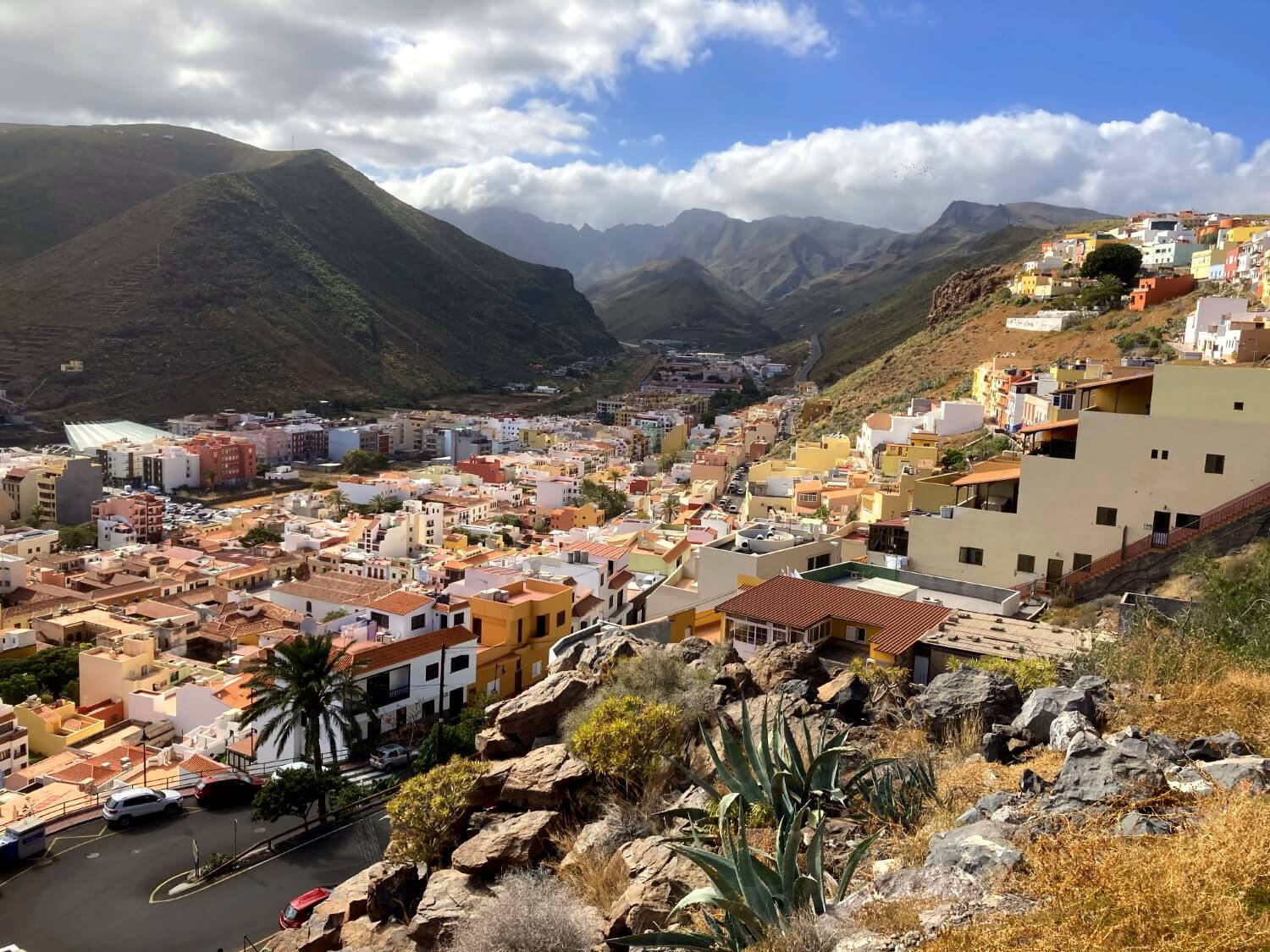 Blick auf San Sebastian de La Gomera.