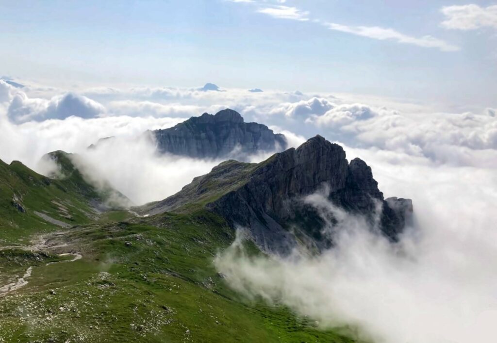 Bergfotografie Dolomiten Höhenweg.