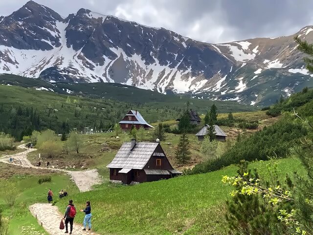 Die Hala Gąsienicowa in der Hohen Tatra.