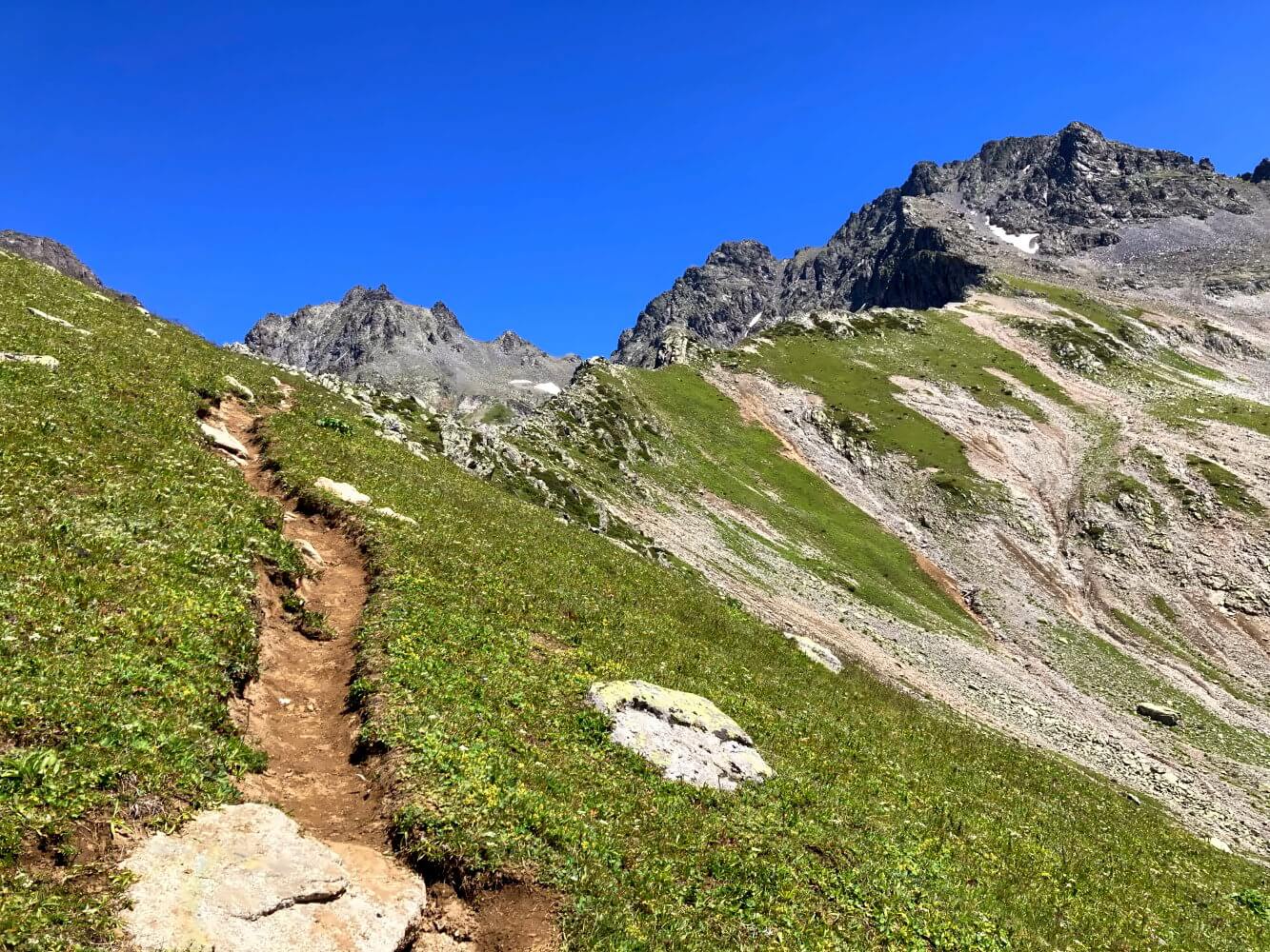 Wandern Pass Trekking Kaçkar Mountains.