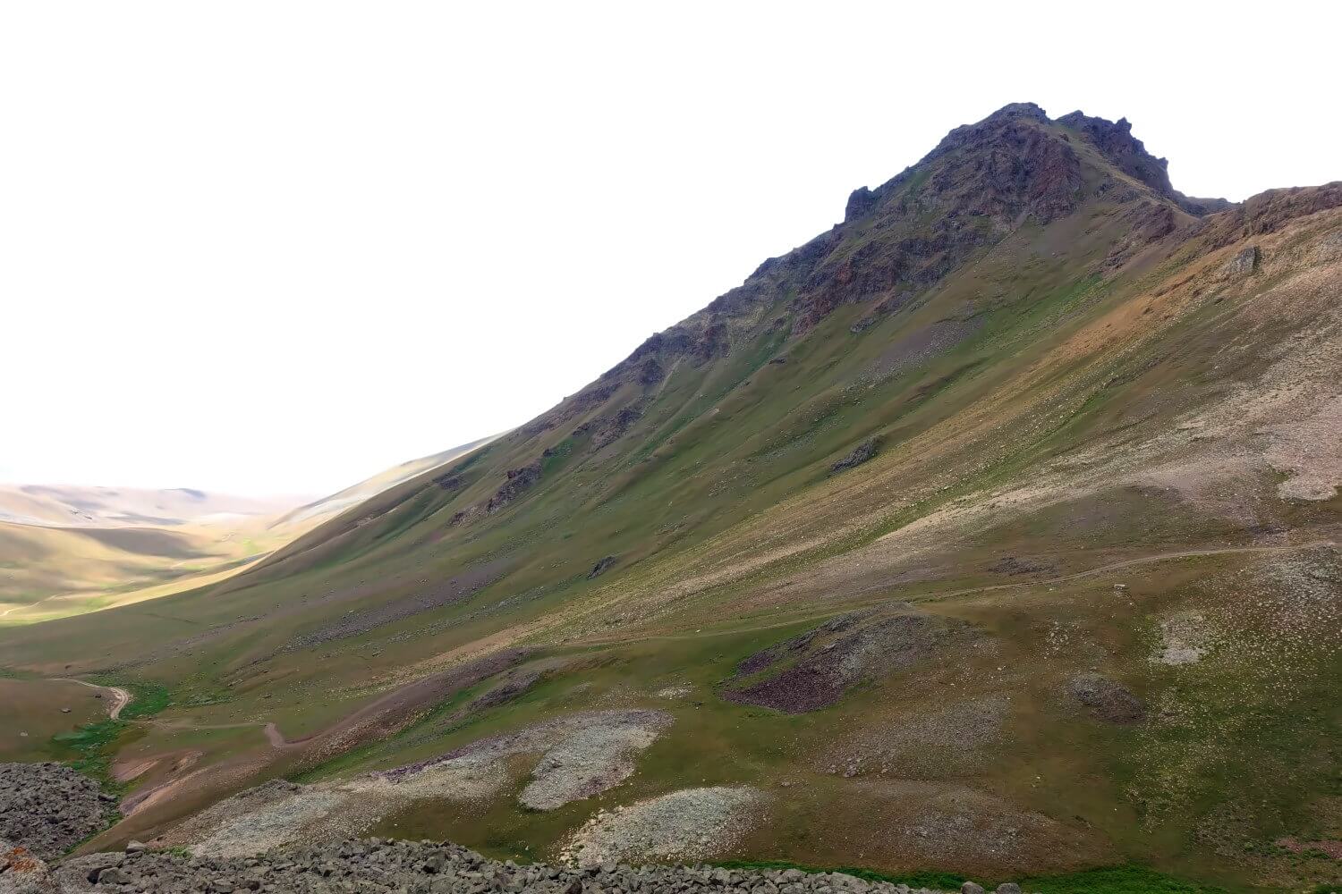 Gebirge von Armenien Piste.