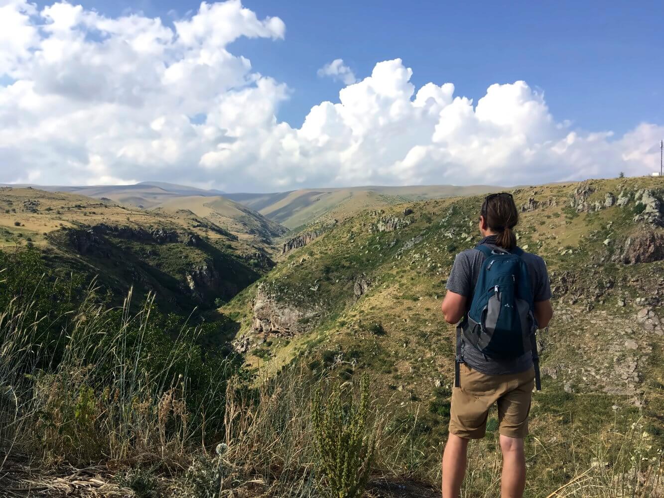 Trekking in Armenien.