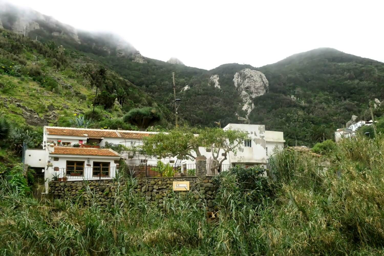 Chamorga, ein Dorf im Nordosten des Anaga-Gebirges.