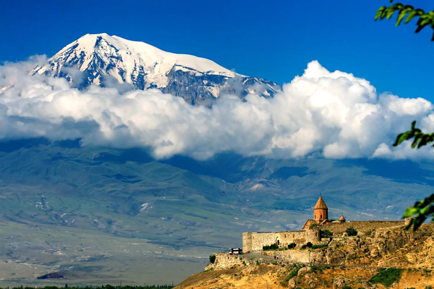 Ararat Blick auf den höchsten Berg der Türkei.