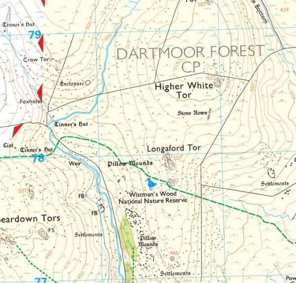Dartmoor Outdooractive Pro Topografische Karte