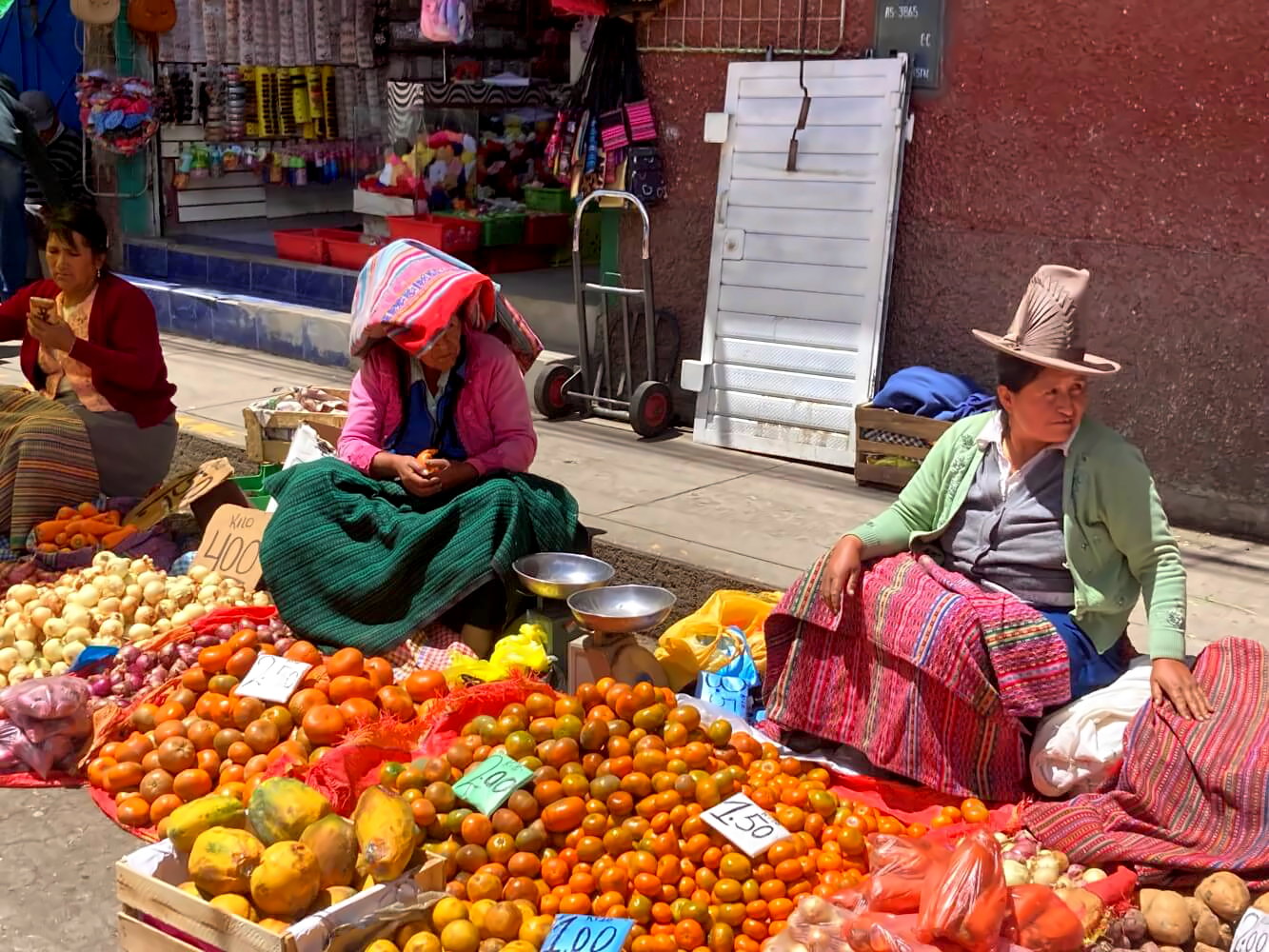 Markttag in Huaraz.