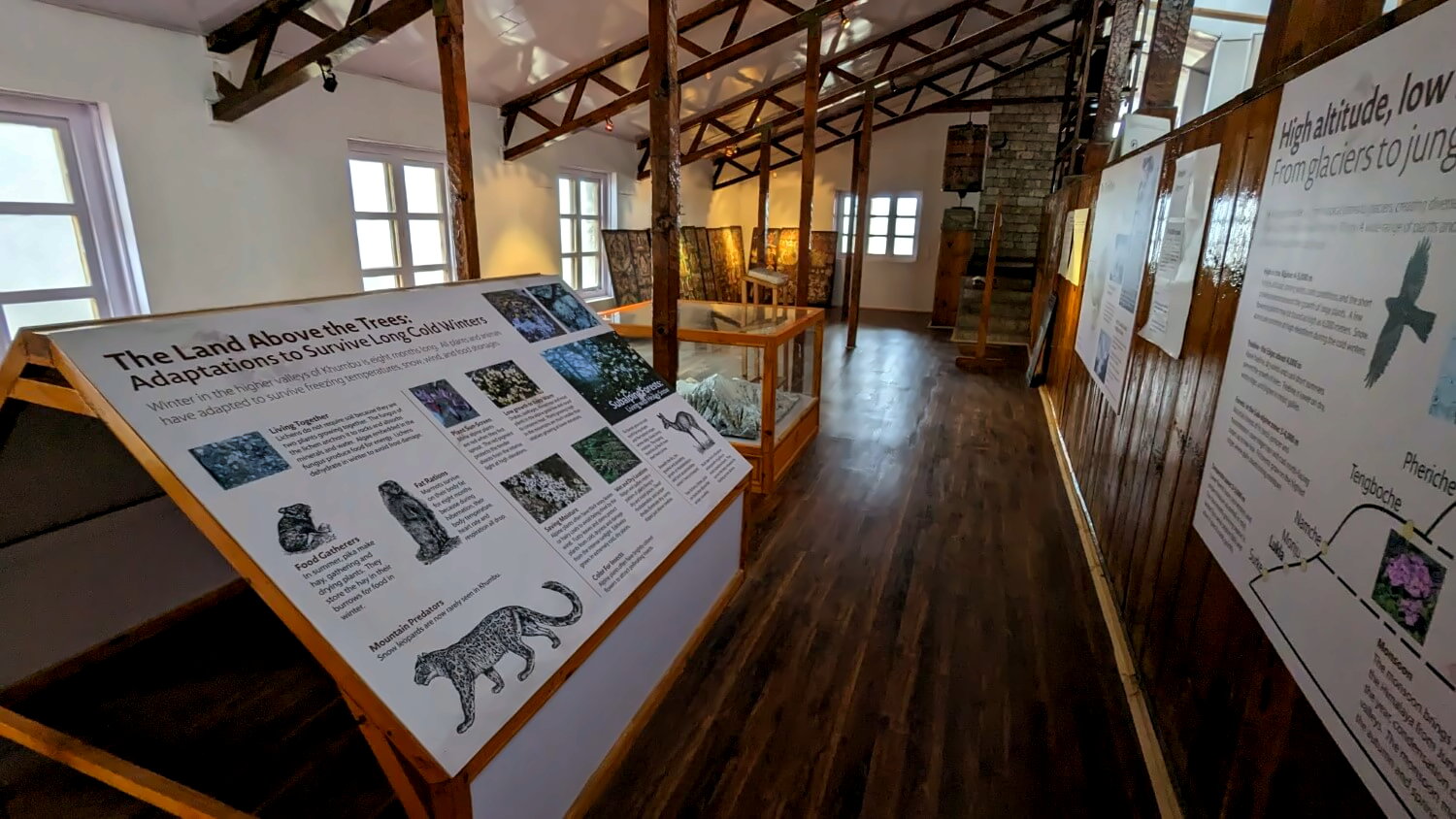 Sagarmatha Nationalpark Museum Ausstellung.