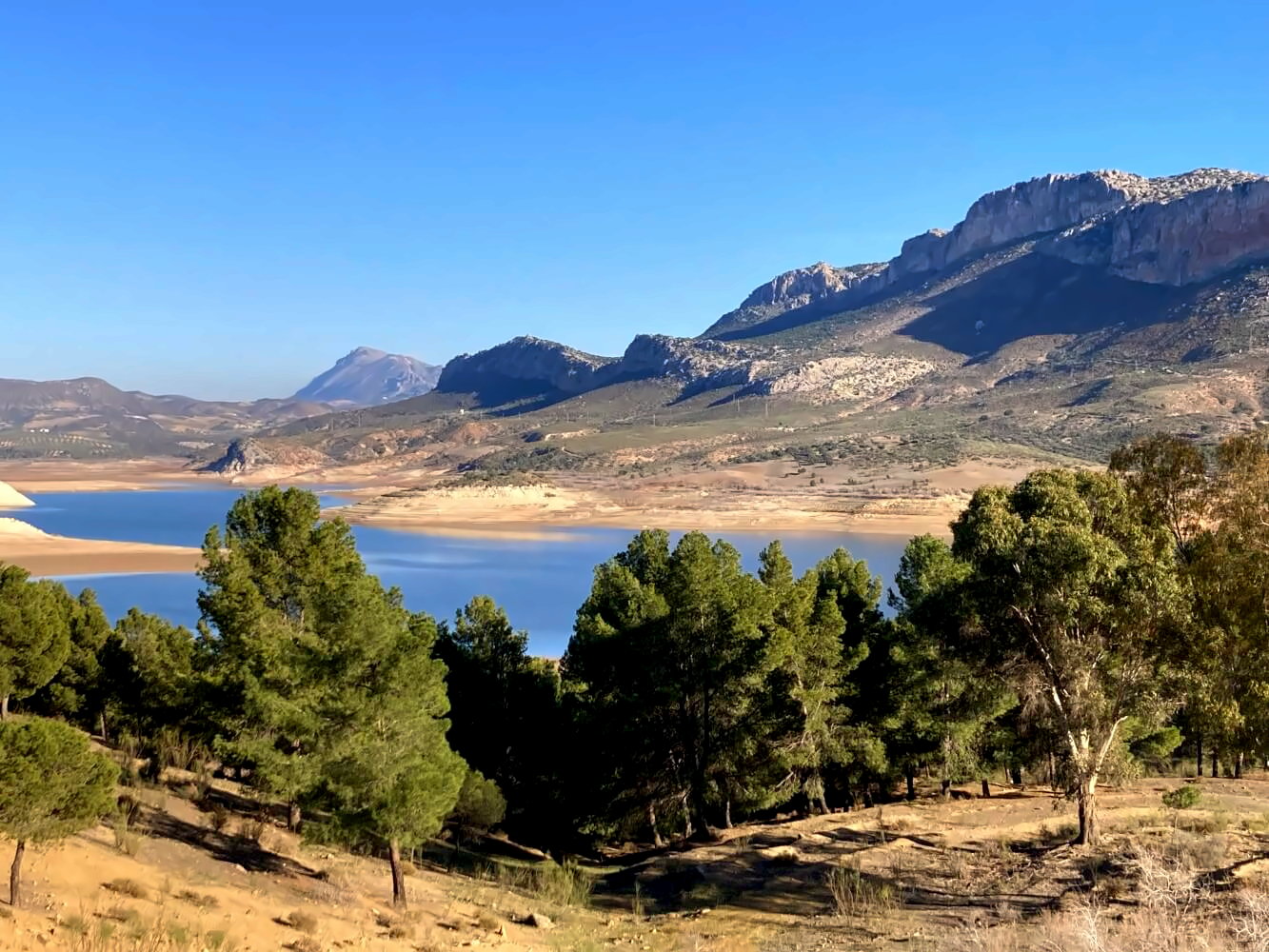 Stausee von Gudalhorce.