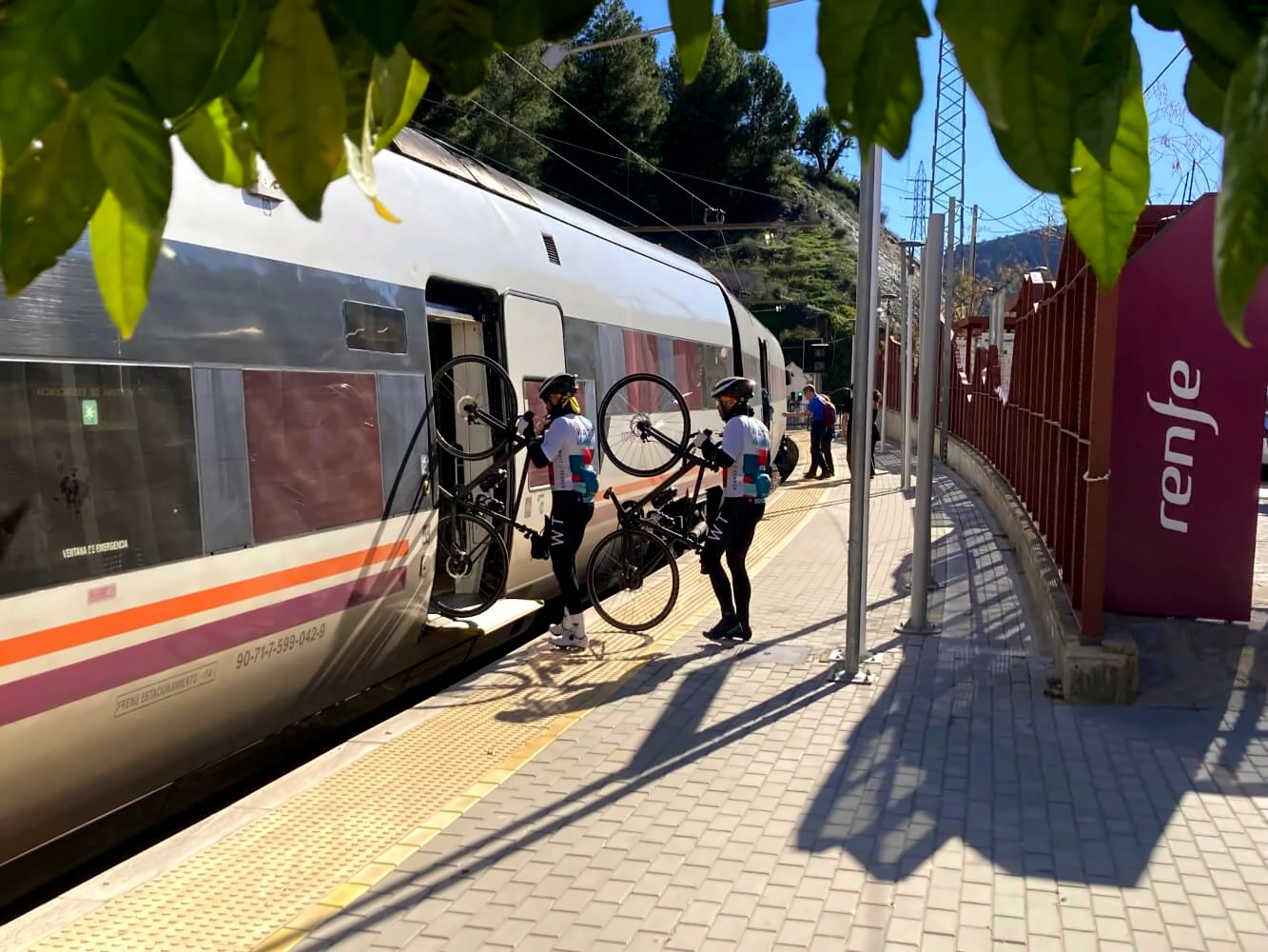 Bahnhof in El Chorro.