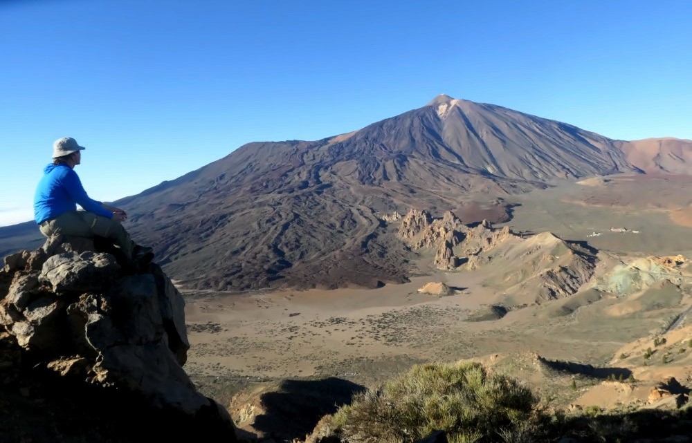 Blick auf de Teide Vulkan in Teneriffa.