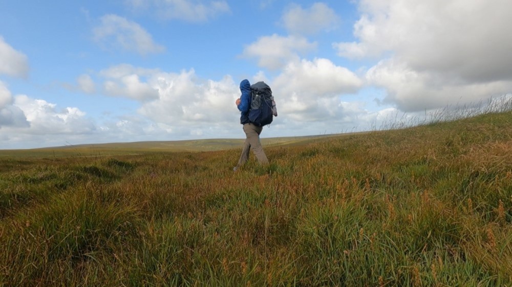 Dartmoor Wandern im Moor.