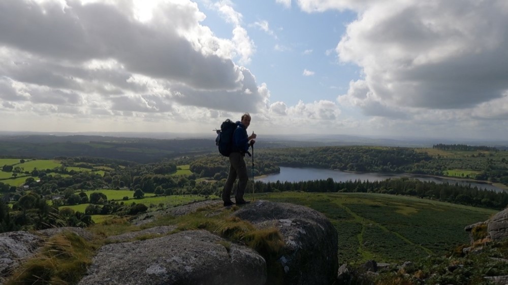 Blick auf das Burrator Reservoir.