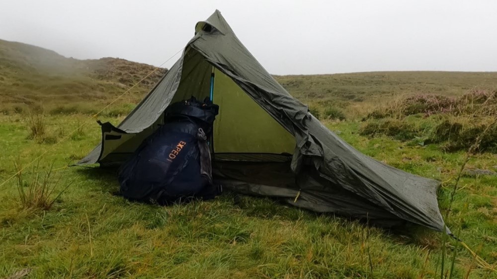 Letztes Camp im Dartmoor.