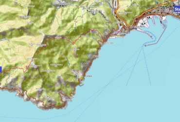 Wanderung auf dem CAI 300 an der Amalfiküste: Etappe 1 Amalfikueste-Etappe-1-Uebersichtskarte
