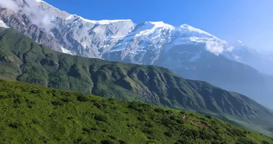 View to Dhaulagri mountain.