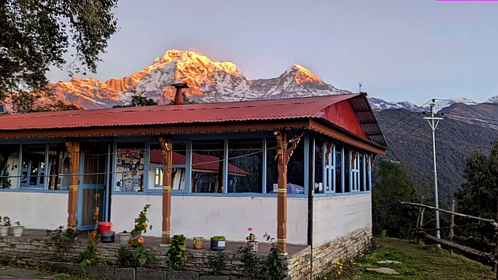 Lodge auf dem Mardi Himal Trek