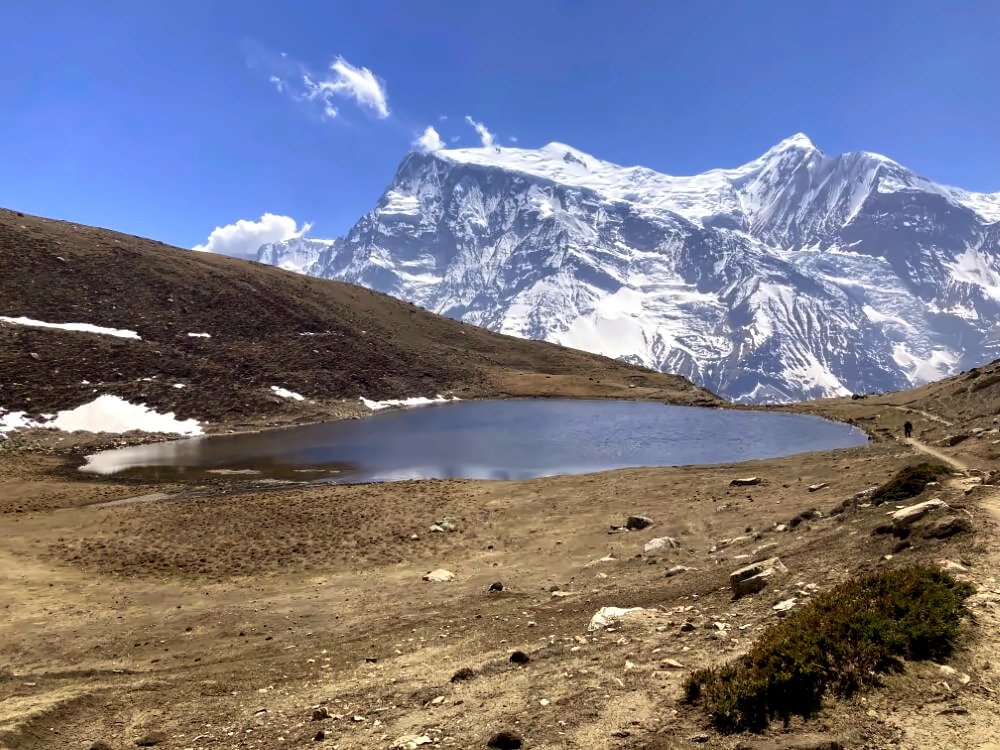 Ice Lake Akklimatisierungstour auf dem Annapurna Circuit.